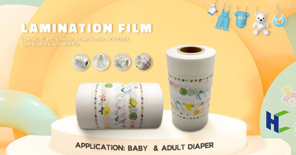Lamination film for diaper